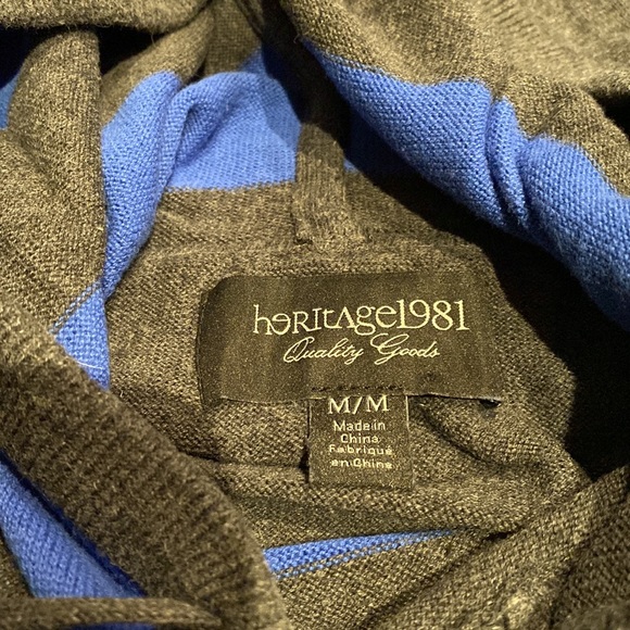 Mens Medium colour block hoodie - Picture 2 of 6